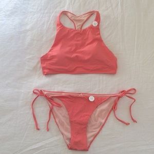 Coral Cheeky Bikini